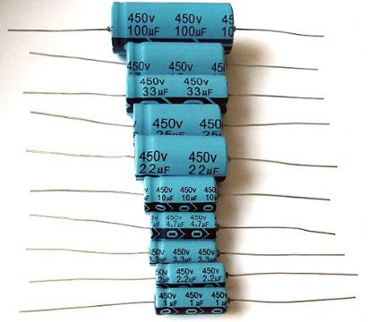 High Horizontal Electrolytic Capacitorsa1uf-100Uf 450V